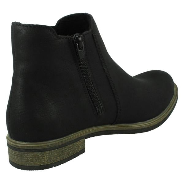 Rieker Ladies Rieker Elasticated Gusset Panel Chelsea Boots 72254