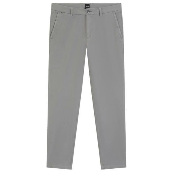 Hugo Boss Mens Kaiton Slim Chinos - Grey - 