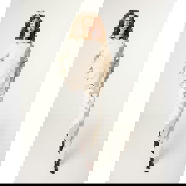 Blue Vanilla Argyle Stitch Detail Jumper