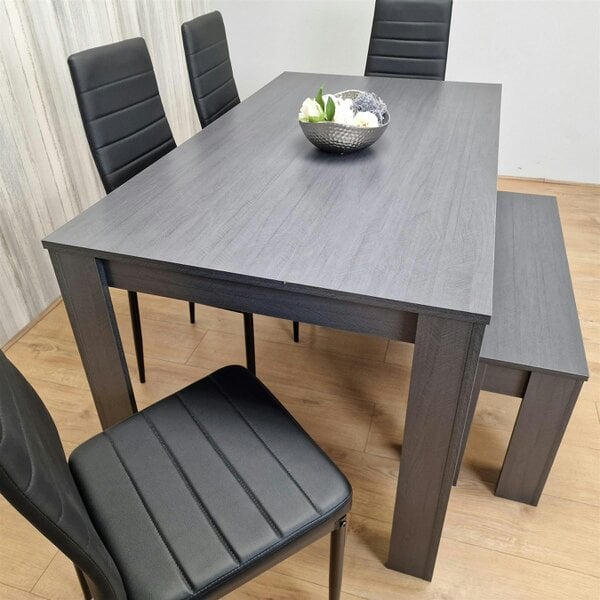 Kosy Koala Dining Table Set with 4 Chairs and a Bench Dining Room and Kitchen table set of 4