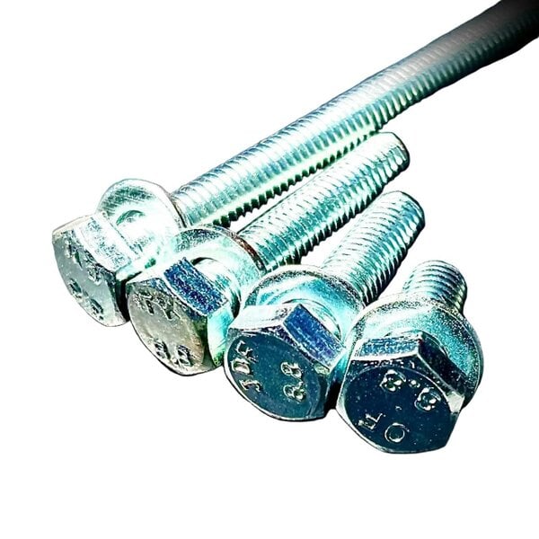 Fixaball M14 Hex Set Screw Bolt Washer High Tensile BZP