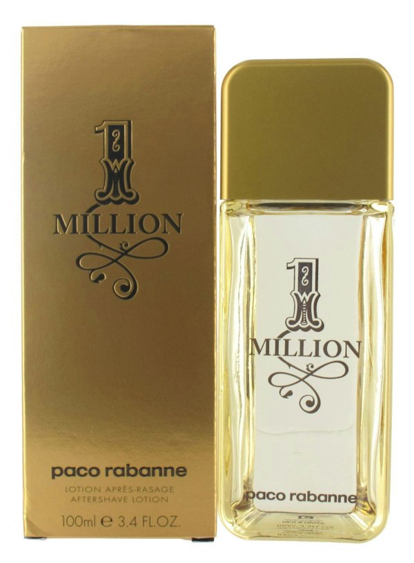 Paco Rabanne 1 Million 100ml Aftershave Lotion Splash for Him