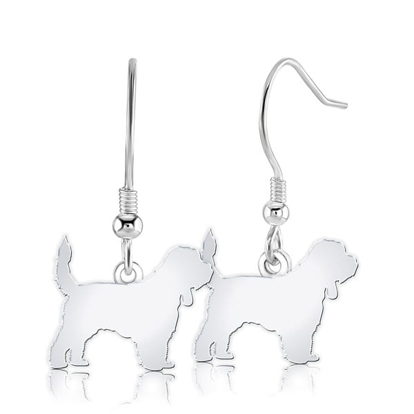 Mylee London Grand Basset Griffon Vendéen Silhouette Silver Earrings