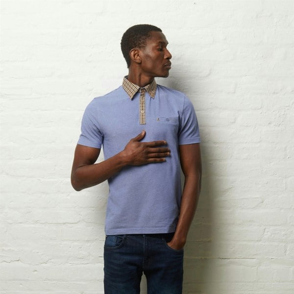 Gabicci V54GX19 Mens Laleham Jersey Polo Shirt Gabicci Vintage - SAPPHIRE