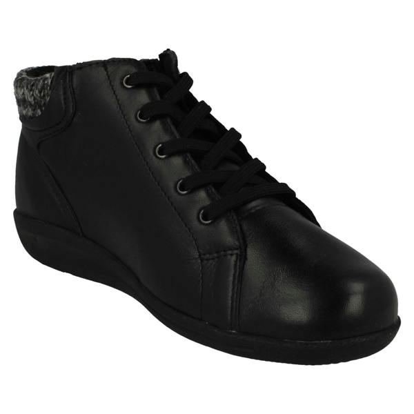 DB Shoes Ladies DB Shoes 2V Dual Fitting Ankle Boots Pipit
