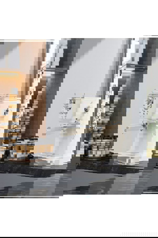 Living and Home 20 Bar Retro Coffee Espresso Machine with Steam Wand Milk Frother