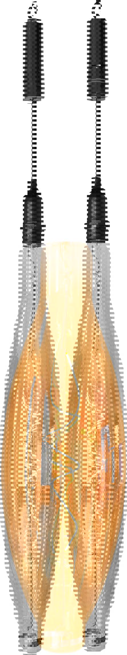 St Helens Luxform Lighting Elipse Battery Powered Pendulum Hanging Light with 24 hour Timer