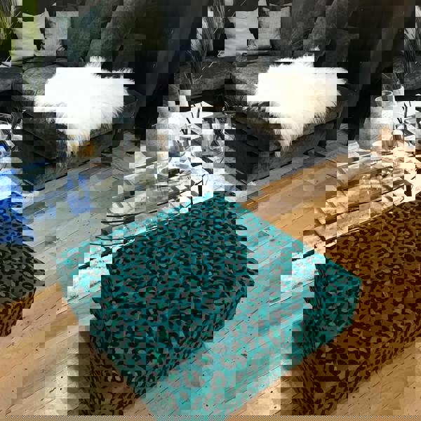 Elegant tufted ottoman storage bench UK
