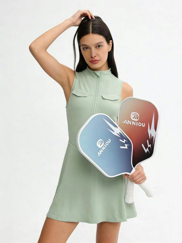 Anniou UPF 50+ Sleeveless Utility Pickleball Dress