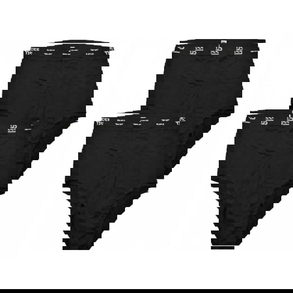 Duke Mens D555 Thompson Briefs (Pack of 2) - Black - 