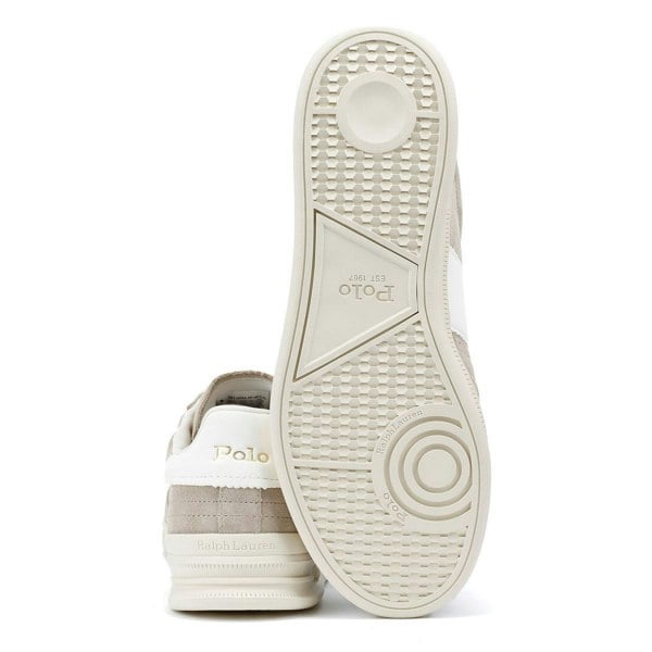 Polo Ralph Lauren Heritage Aera Suede Milkshake/White Trainers