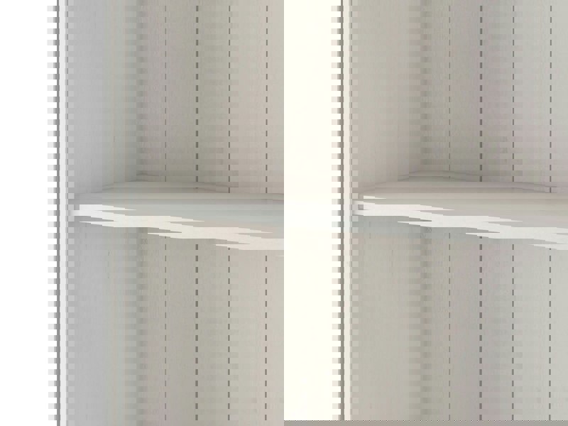 Dorel Home Anita Wall Unit 7 in White Honey