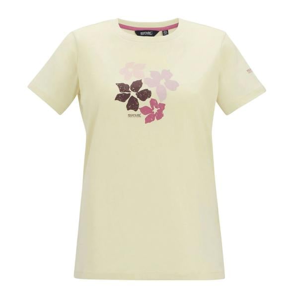 Regatta Womens/Ladies Filandra VX Shadow Flower T-Shirt - Light Vanilla - 