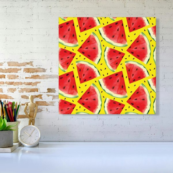 Warren Reed Watermelon Pattern Canvas