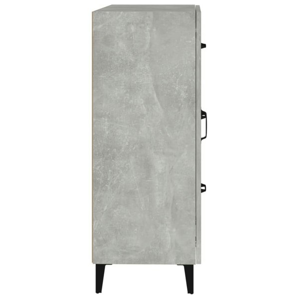 Berkfield Sideboard Concrete Grey 69.5x34x90 cm Engineered Wood