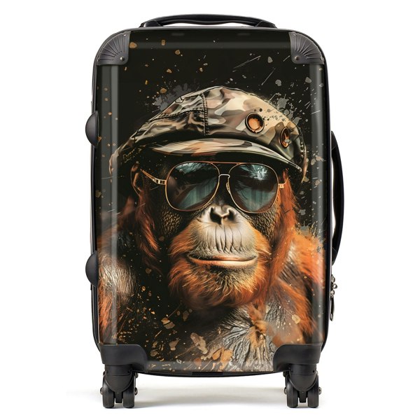 Warren Reed Cool Orangutan Suitcase