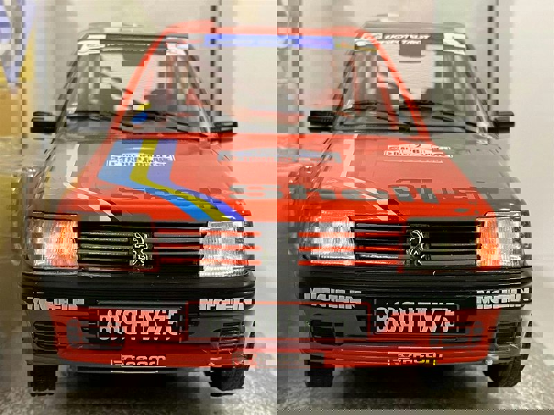 peugeot 205 rallye t.d.corse 1990 #26h devin 1:18 solido 1801709