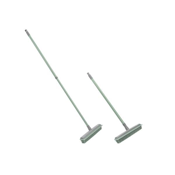 JVL Rubber Broom - Green