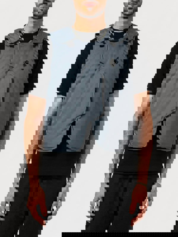 A Cold Wall A-COLD WALL* Form Gilet Onyx Grey - Mens