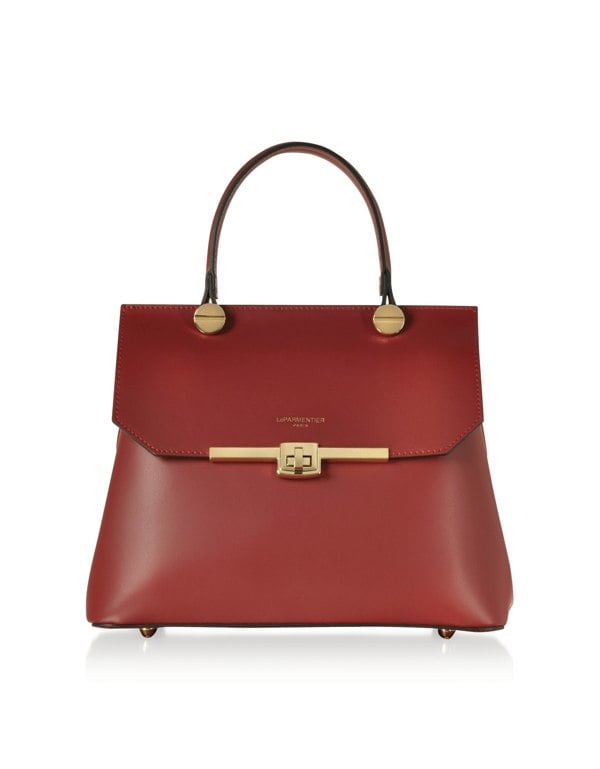 Le Parmentier Atlanta Top Handle Satchel - Burgundy