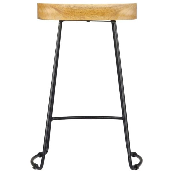 Berkfield Gavin Bar Stools 2 pcs Solid Mango Wood