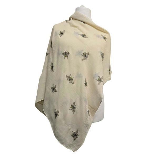 Love EMVY Lightweight Glitter Bee Scarf