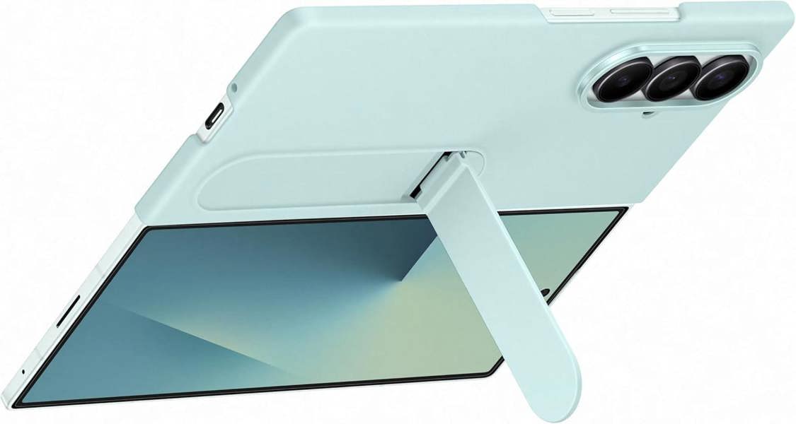 Samsung Galaxy Z Fold 7 8.0" Silicone Grip Case with Stand Mint - EF-MF966CMEGWW