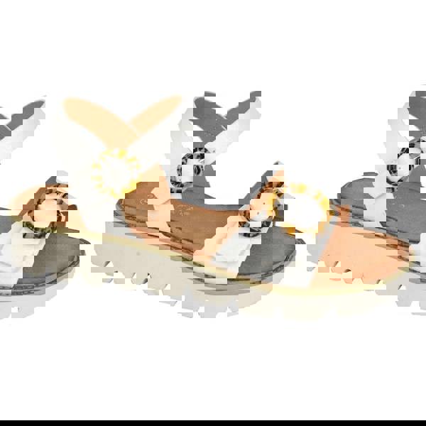 Cipriata Womens/Ladies Mimi Wedge Sandals - White/White