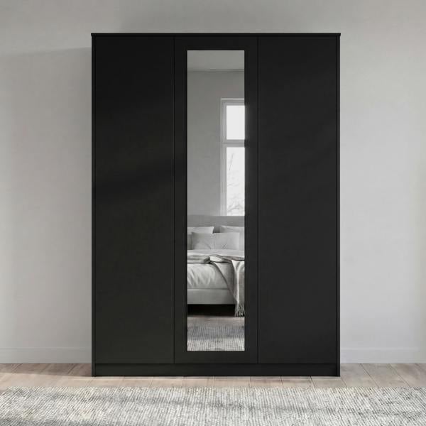 Vida Designs Denver 3 Door Mirrored Wardrobe