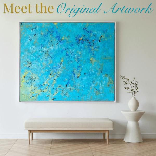 Kati Kaia Thalassa Blue Gallery Yoga Mat