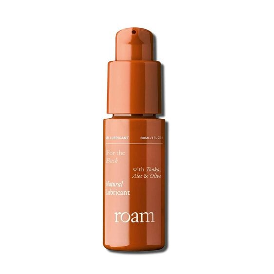 Roam Back Lube for Anal Sex - Natural & Vegan Water Based - Tonka & Olive - 30ml