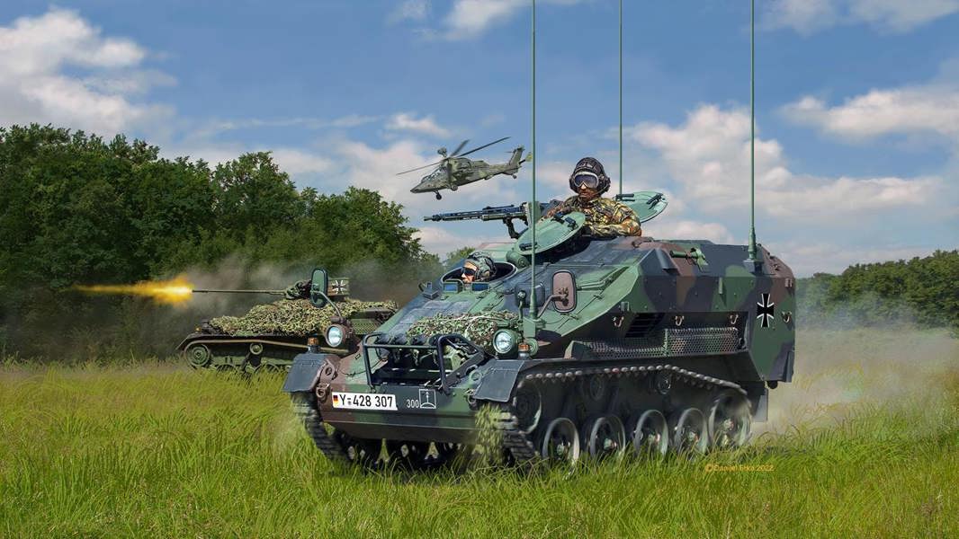 Revell German Wiesel 2 LeFlaSys BF/UF Model Set (1:35 Scale)