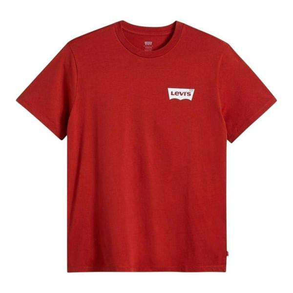 Levis Mens Logo Cotton Regular T-Shirt - Ketchup - 