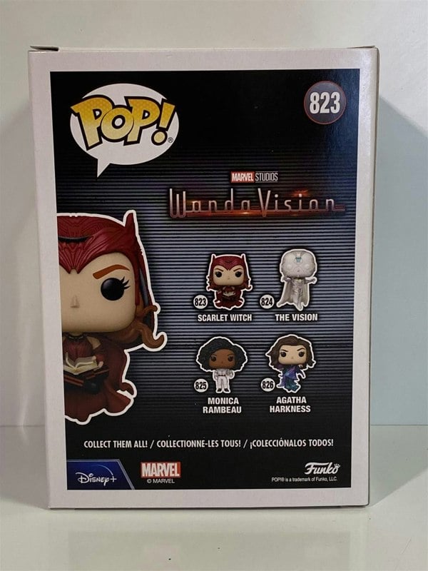 scarlet witch wanda vision 823 bobble head funko 54323 new