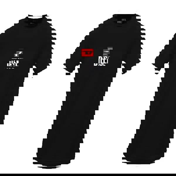 Diesel Mens Logo T-Shirt - Black - 