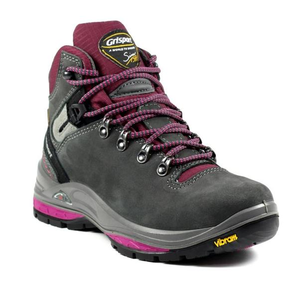 Grey Grisport Lady Glide Waterproof Hiking Boot with Vibram outsole