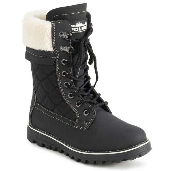 VIVA Polar Women's Memory Foam Thermal Deep Tread Rubber Sole Snow Boots