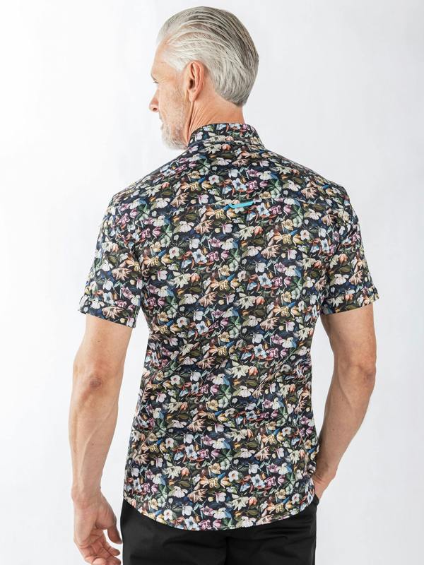 FLORAL SHORT SLEEVE SHIRT - Claudio Lugli Shirts
