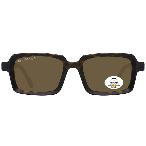Montana Sunglasses MP57 B Matte Turtle Brown Polarized