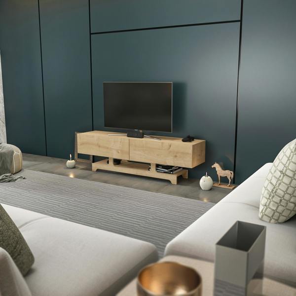 Decorotika Tera Modern TV Stand TV Cabinet for TV's up to 72"