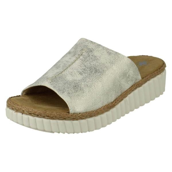 Rieker Ladies Riekers Extra Wide Sliders Sandals 69288