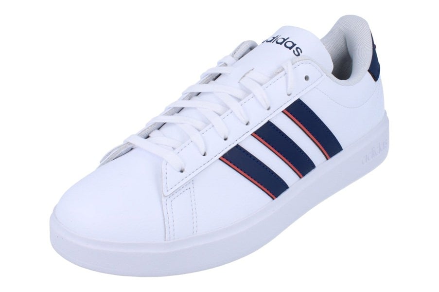 Adidas Grand Court 2.0 Mens Trainers Sneakers  ID2947 - White Navy Red Id2947 - Photo 0