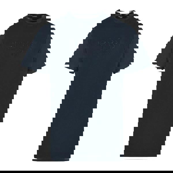 Aquascutum Mens London 1851 Split Logo T-Shirt - Navy Blue