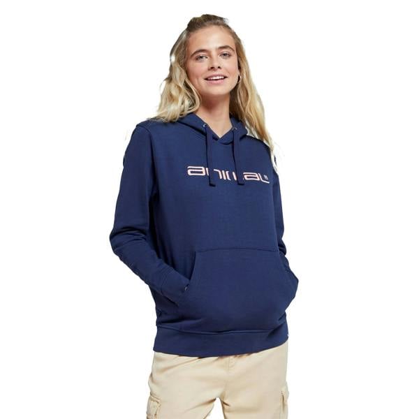 Animal Womens/Ladies Maya Organic Hoodie - Navy - 