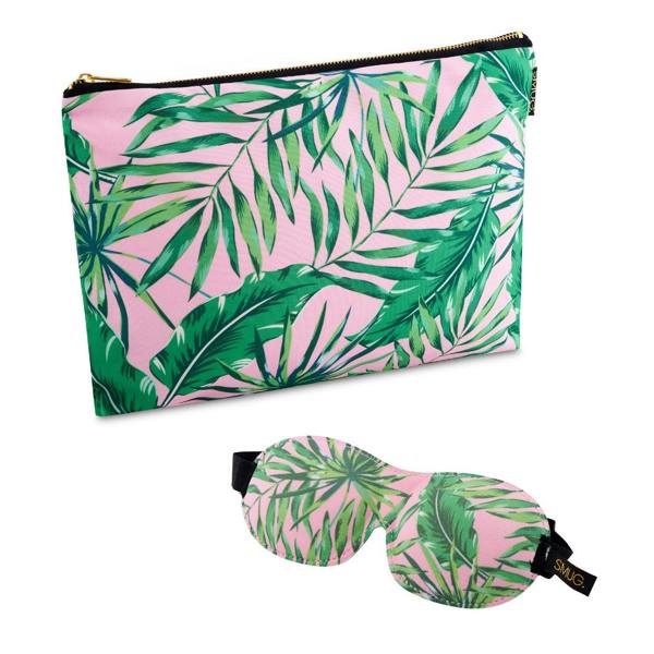 Contoured Sleep Mask & Accessories Bag Set - Various Prints
