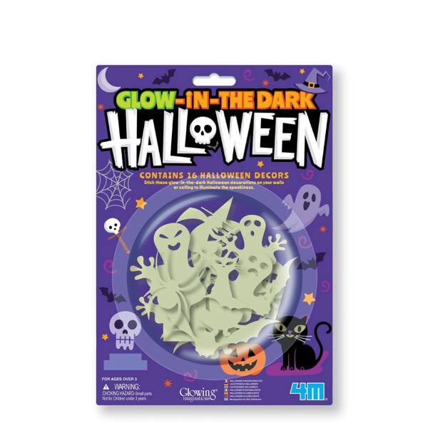 4M Glow in the Dark Halloween Decorations | Wall Stickers for Kids' Bedroom