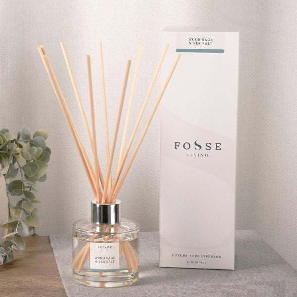 Fosse Living Wood Sage & Sea Salt Reed Diffuser