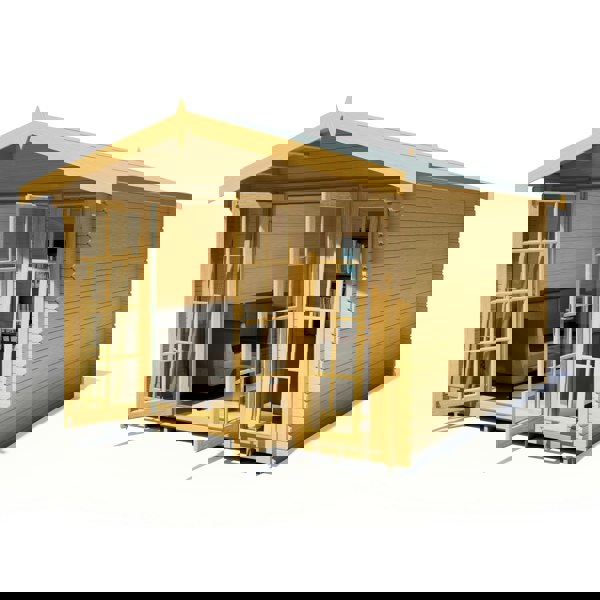 Shire 12x10 Epping log cabin 28mm Cladding - Best Shed