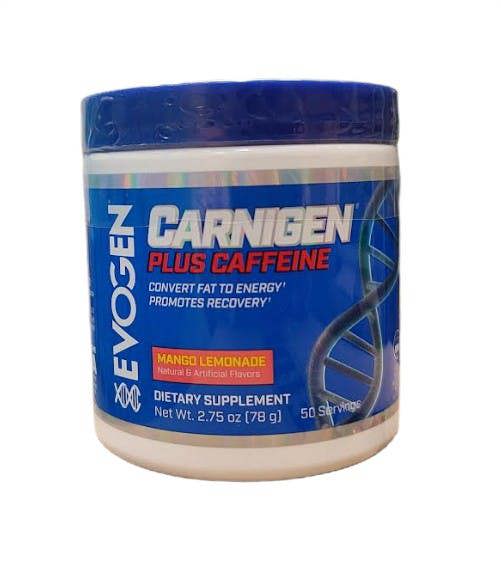 Evogen Carnigen Plus Caffeine, Mango Lemonade - 78g