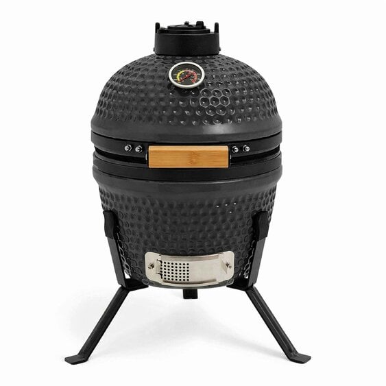 Neo Grey Kamado 13" Ceramic Mini BBQ Grill